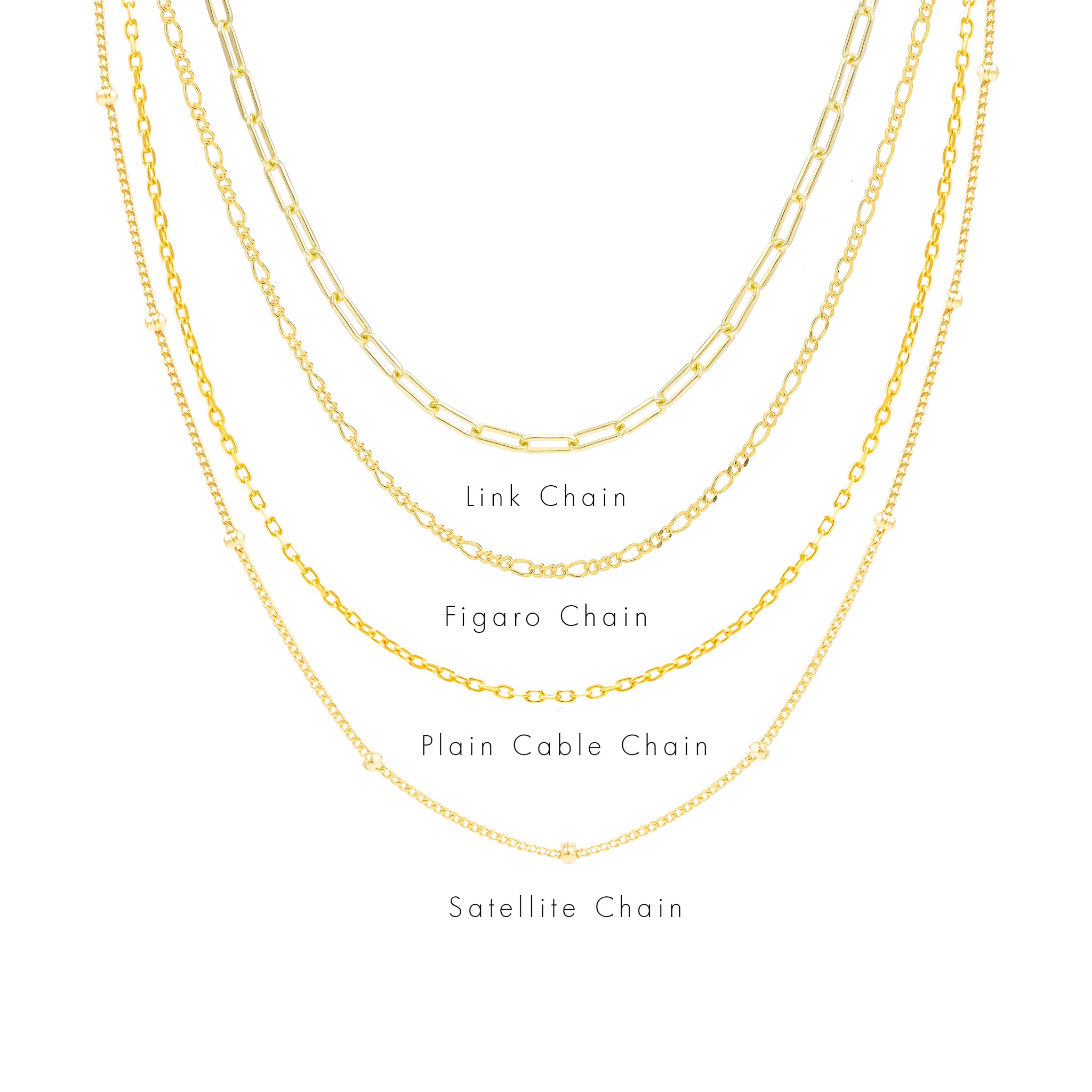 July Birthstone Necklace - Gold