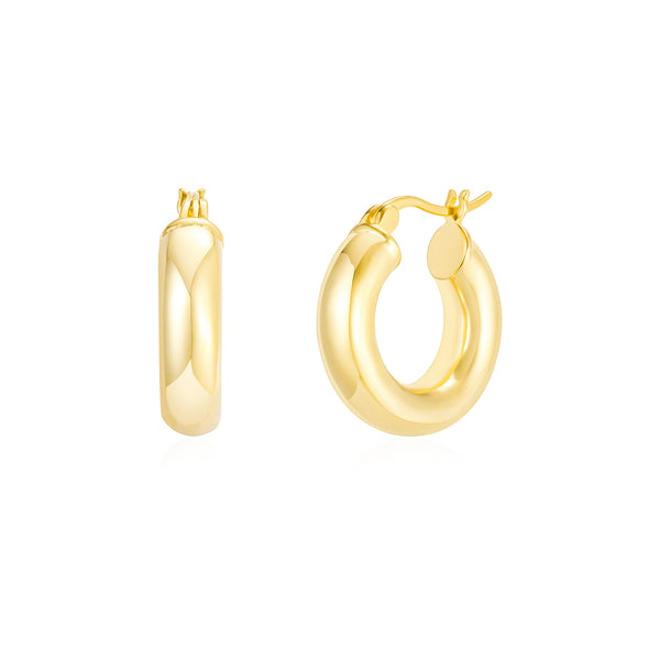 Gold Everyday Statement Hoops