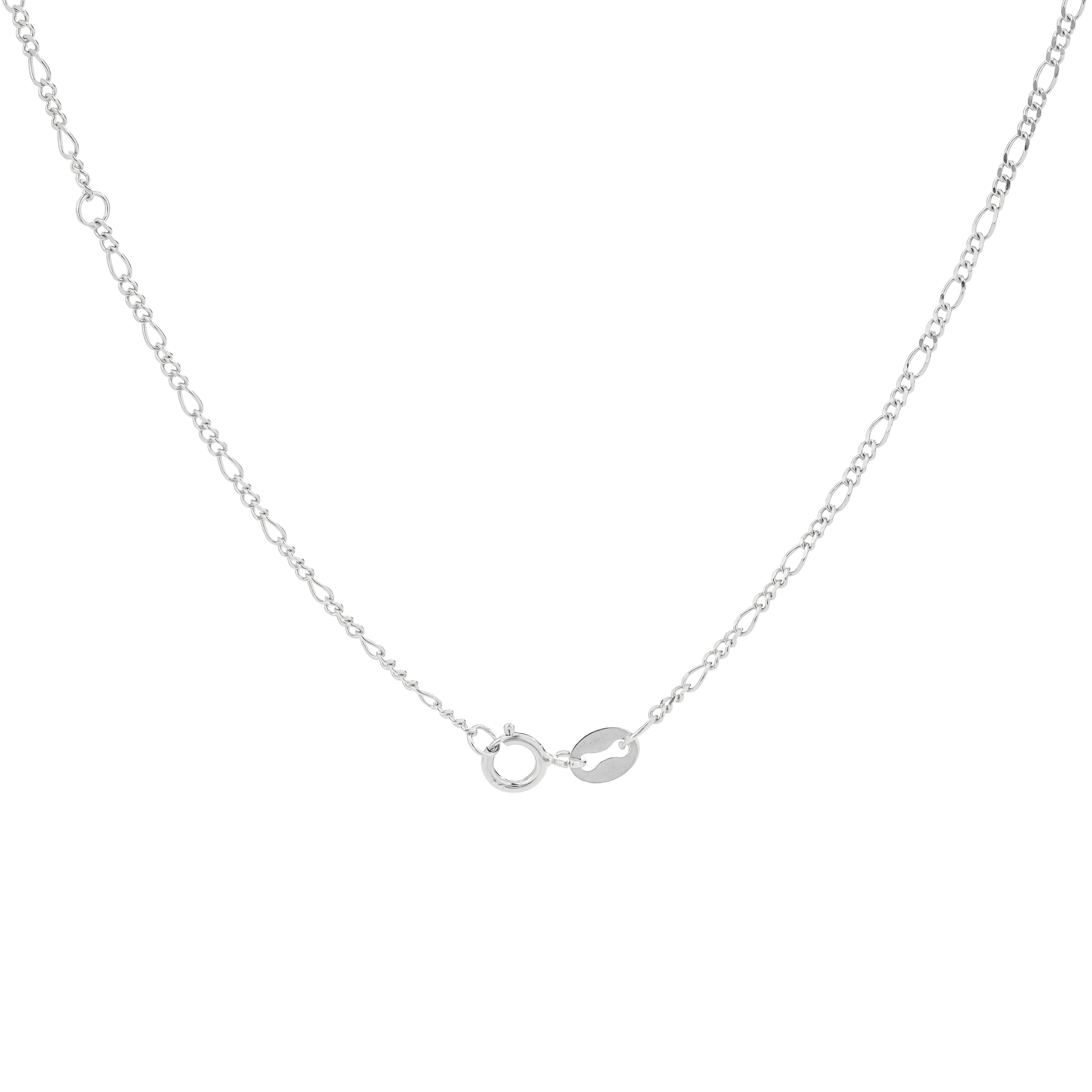 Silver Figaro Chain Necklace