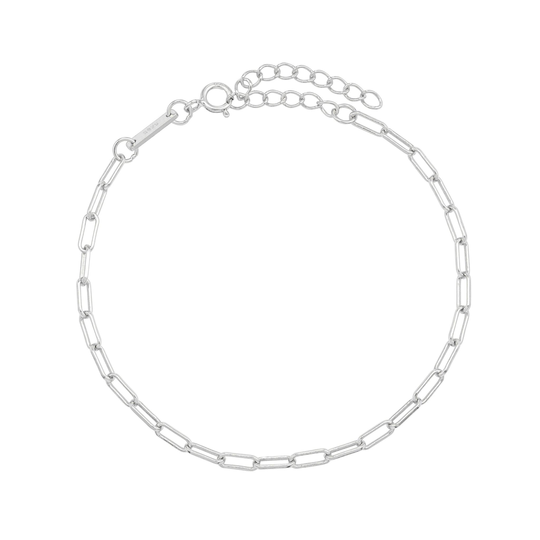 Silver Link Chain Bracelet