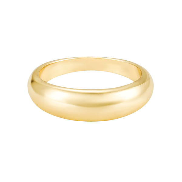 Gold Bold Dome Ring