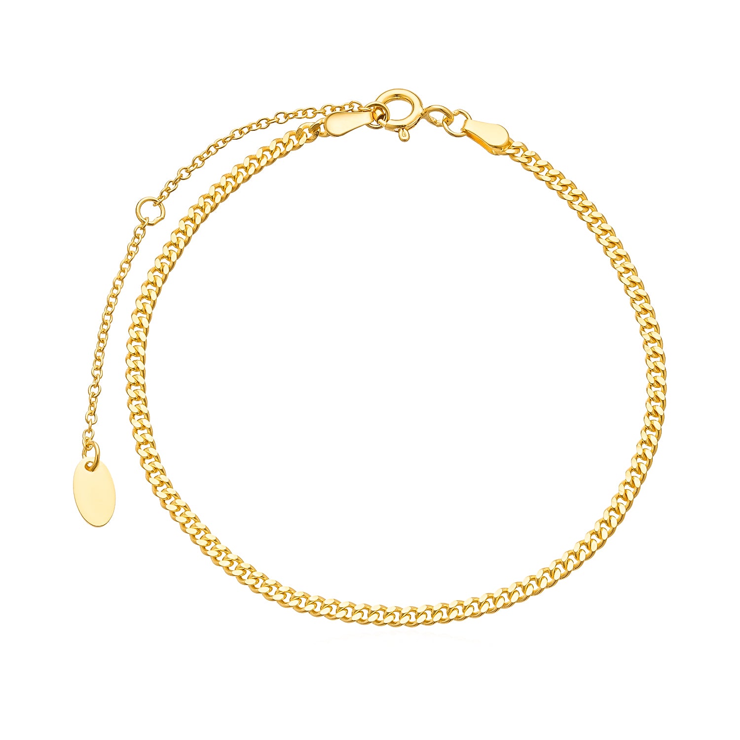 Gold Cuban Chain Bracelet