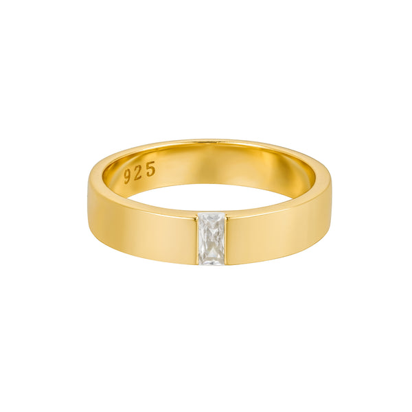 Gold Thicc Band Ring