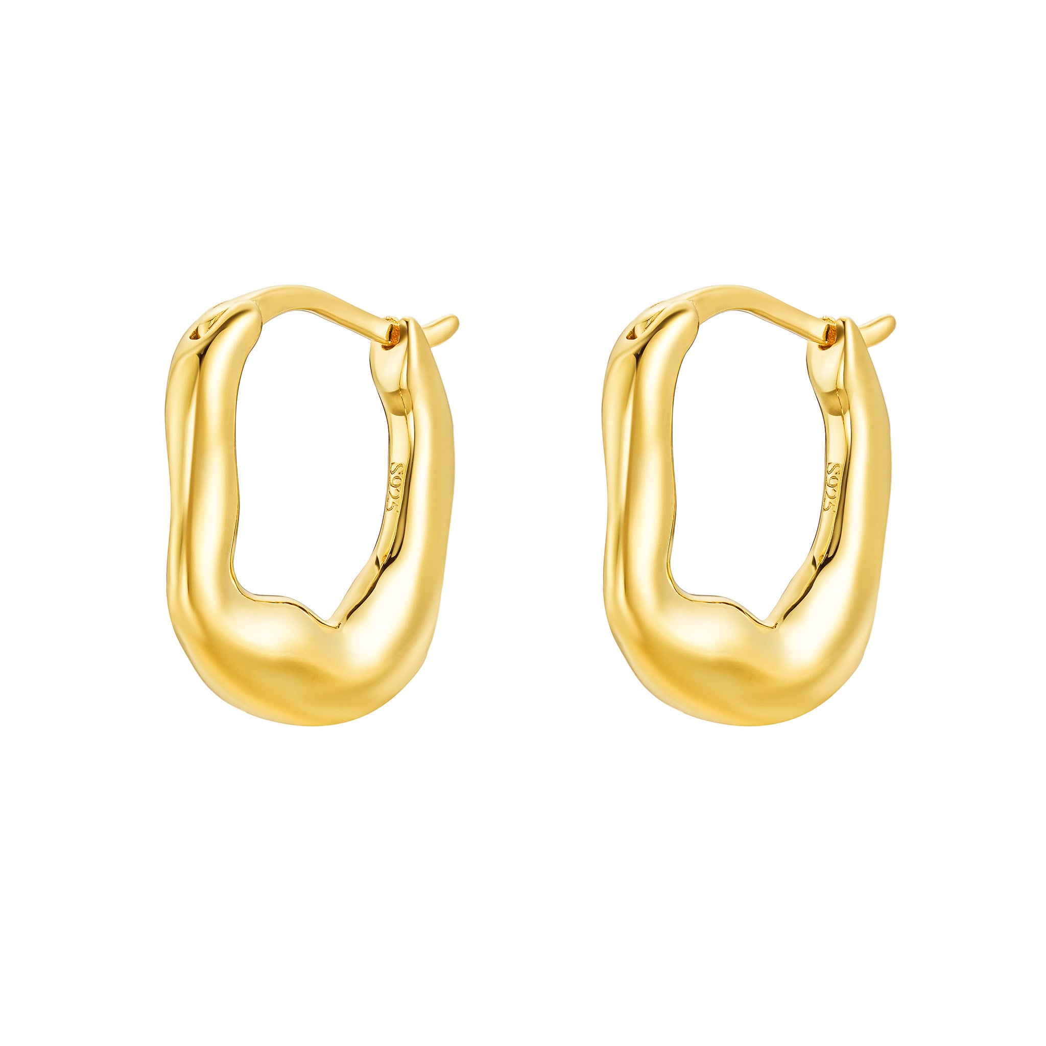 Gold Molten Hoops