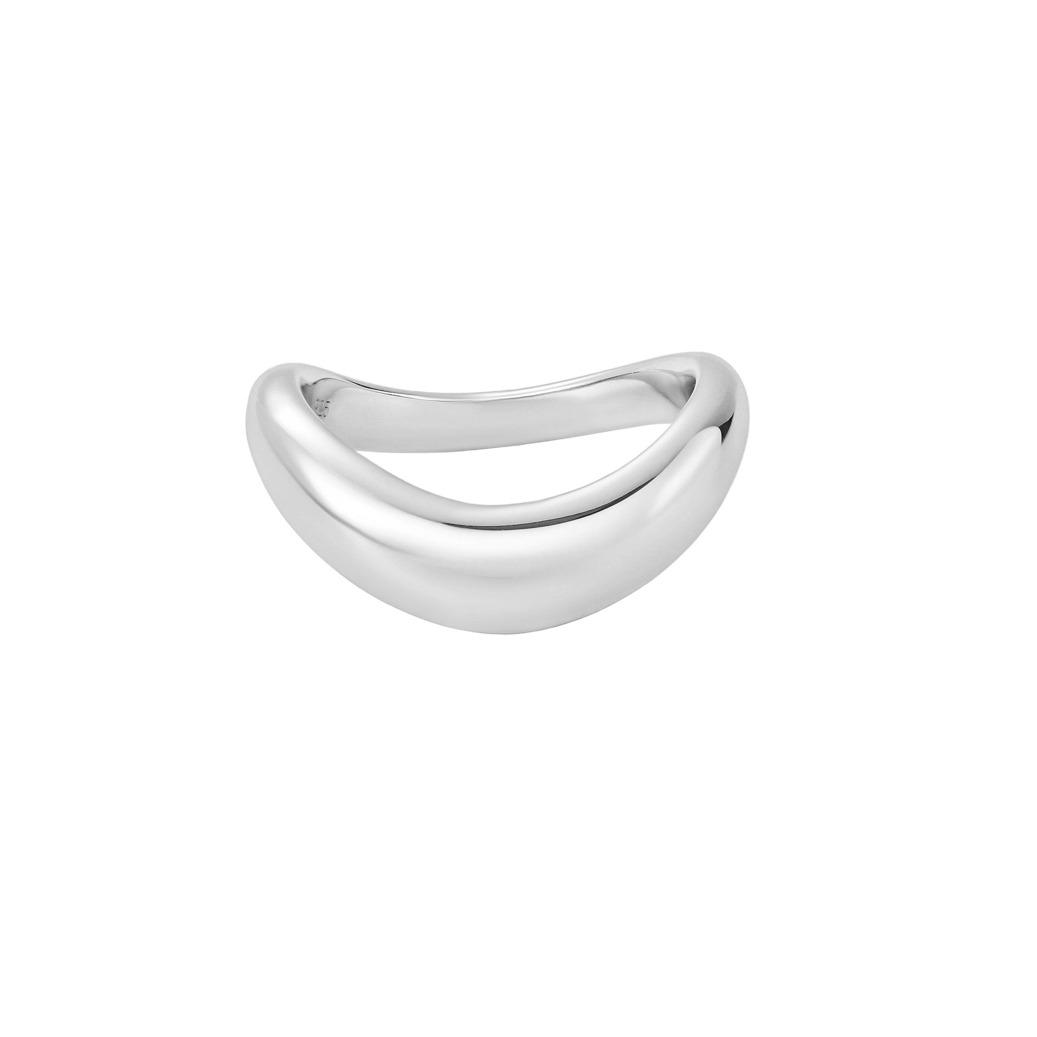 Silver Wavy Ring