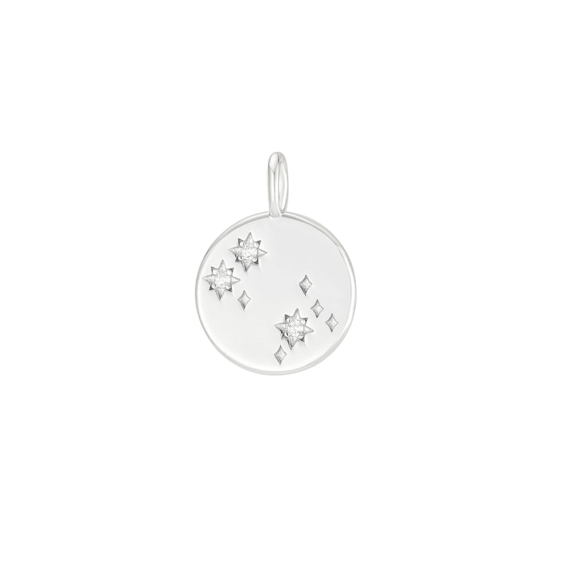 Silver Zodiac Constellation Pendant