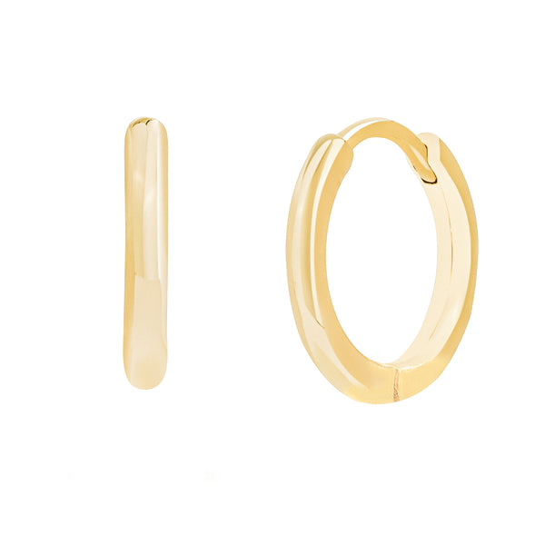 Gold Fine Everyday Hoops