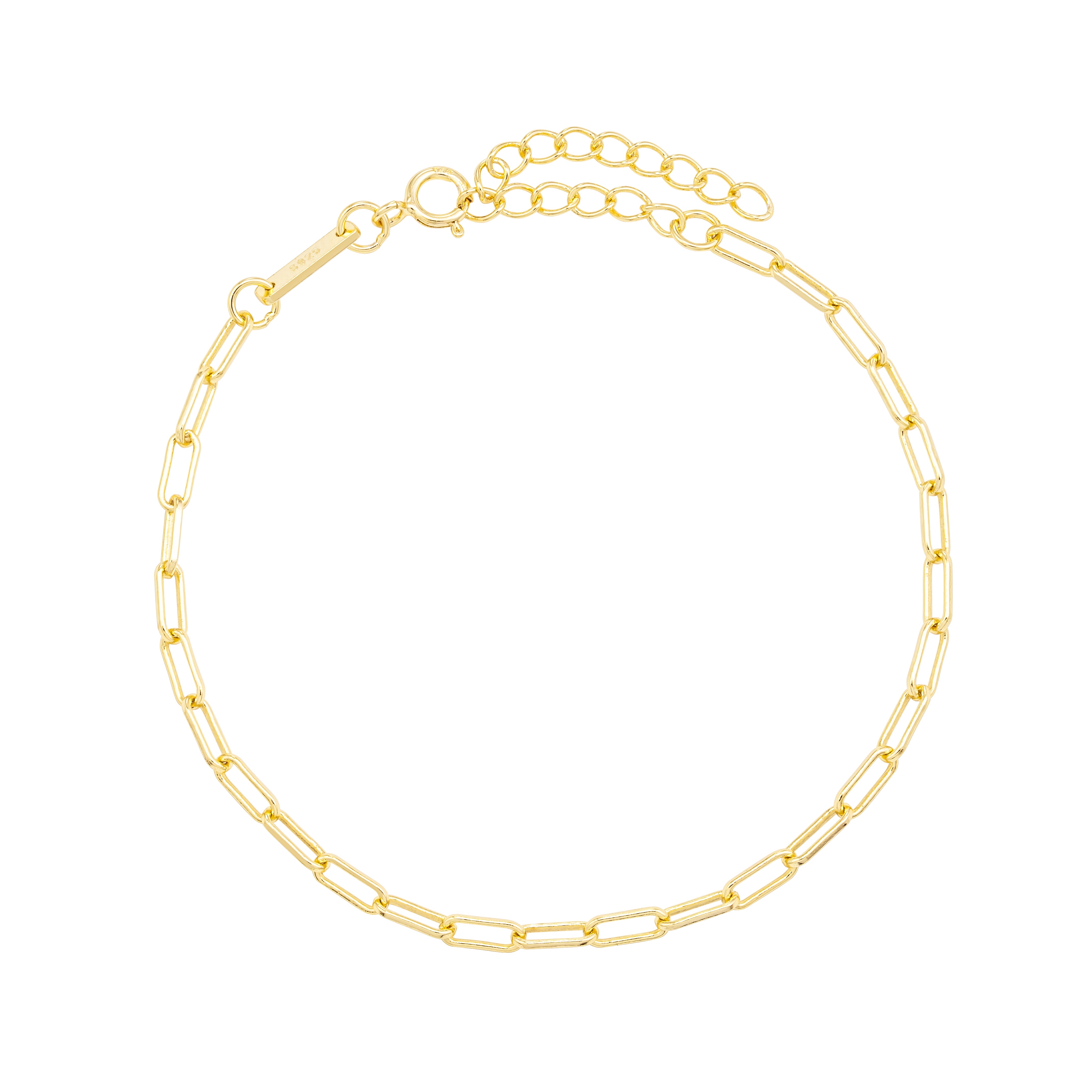 Gold Link Chain Bracelet