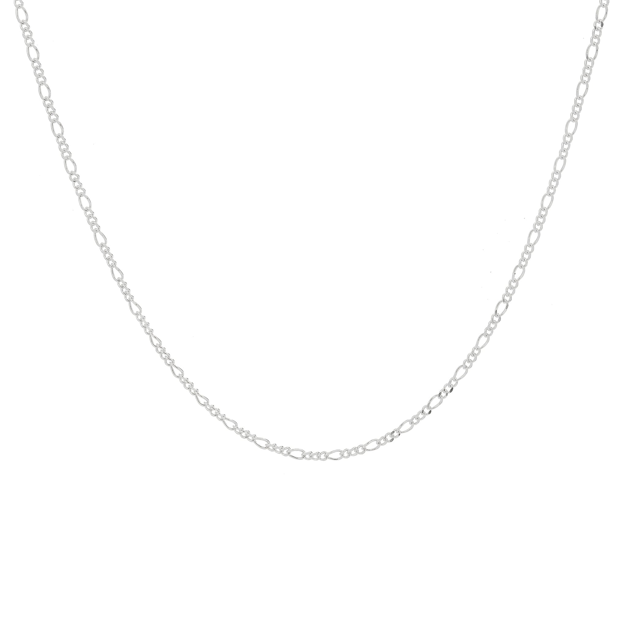 Silver Figaro Chain Necklace